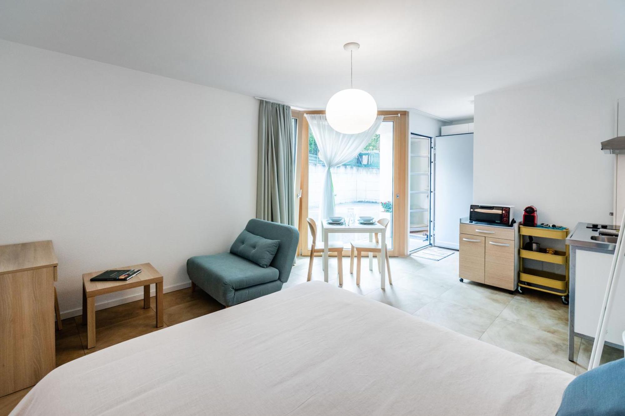 Appartement Easy Flat Vezia, Indipendent Entrance, Free Parking à Lugano Chambre photo